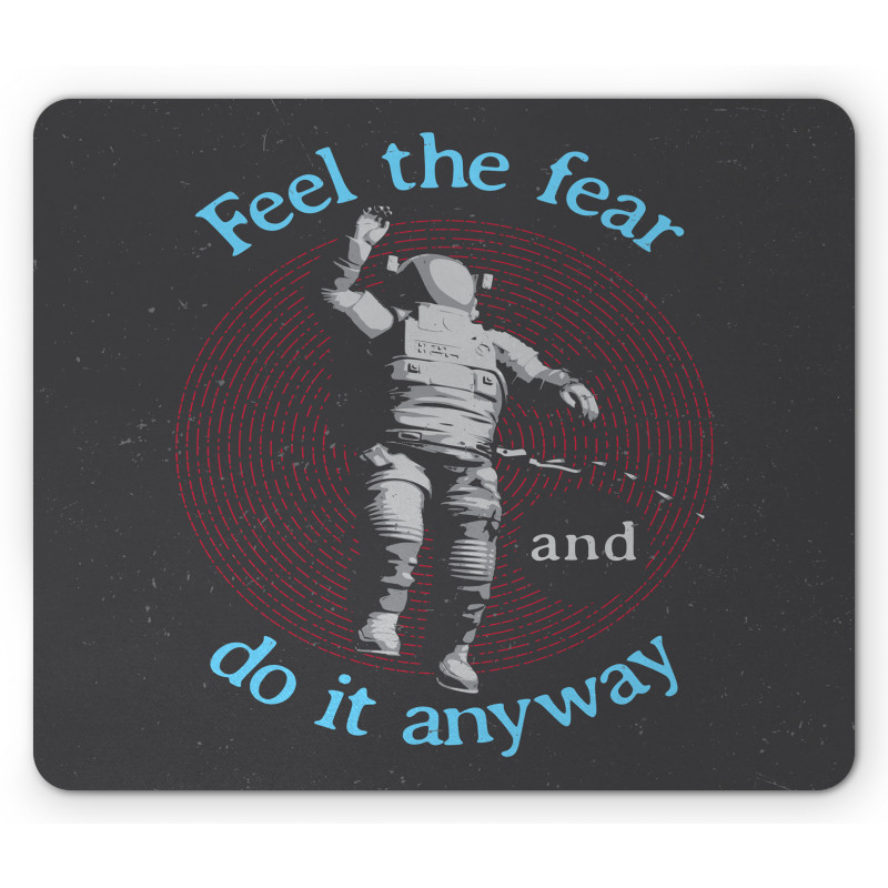 Dangerous Astronaut Mouse Pad