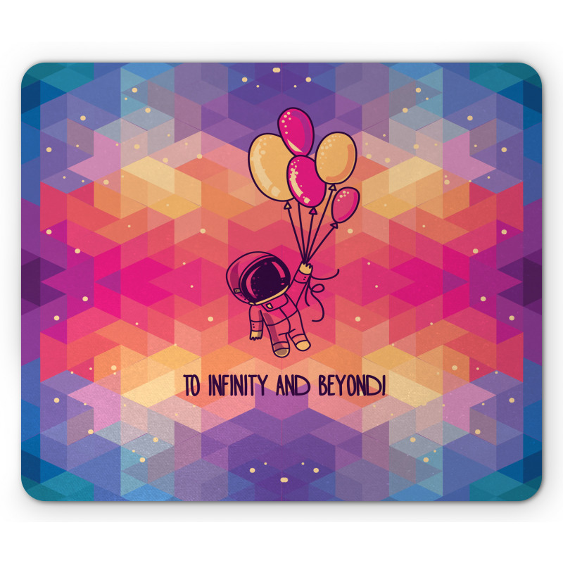 Doodle Space Man Mouse Pad