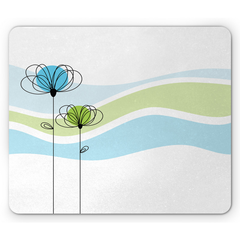Summer Flowers Mouse Pad
