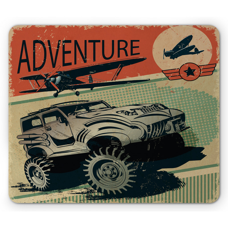 Strong Vehicle Planes Mouse Pad