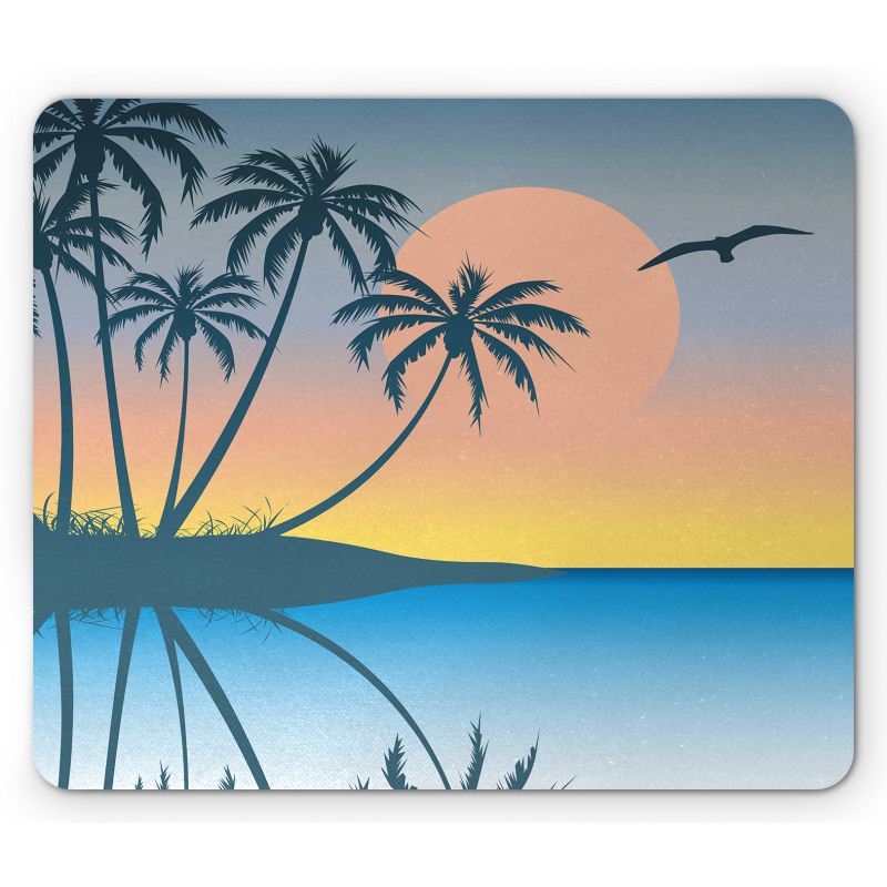 Tropical Island Exotic Mouse Pad