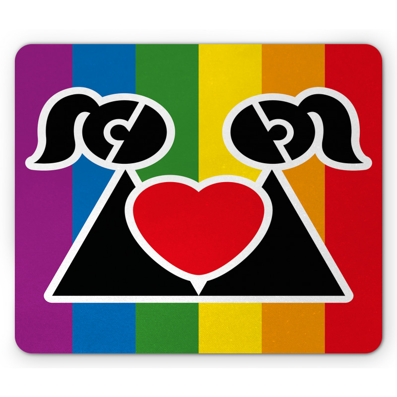 Love Wins Gay Couple Mouse Pad