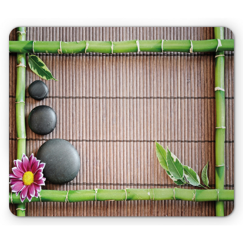 Spa Stone Motifs Mouse Pad