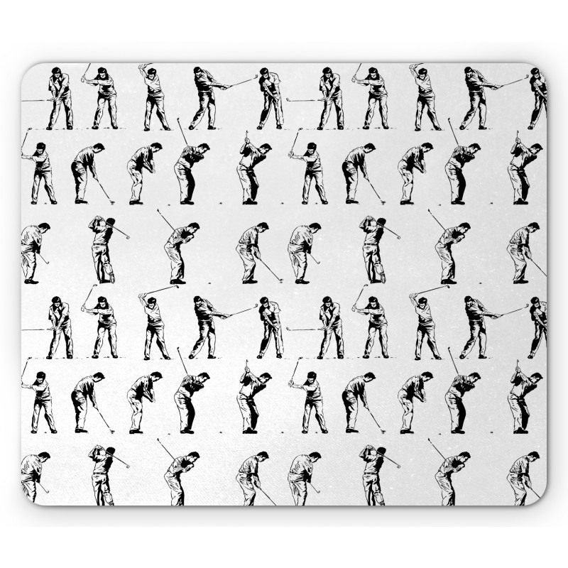 Golf Swing Hobby Play Mouse Pad