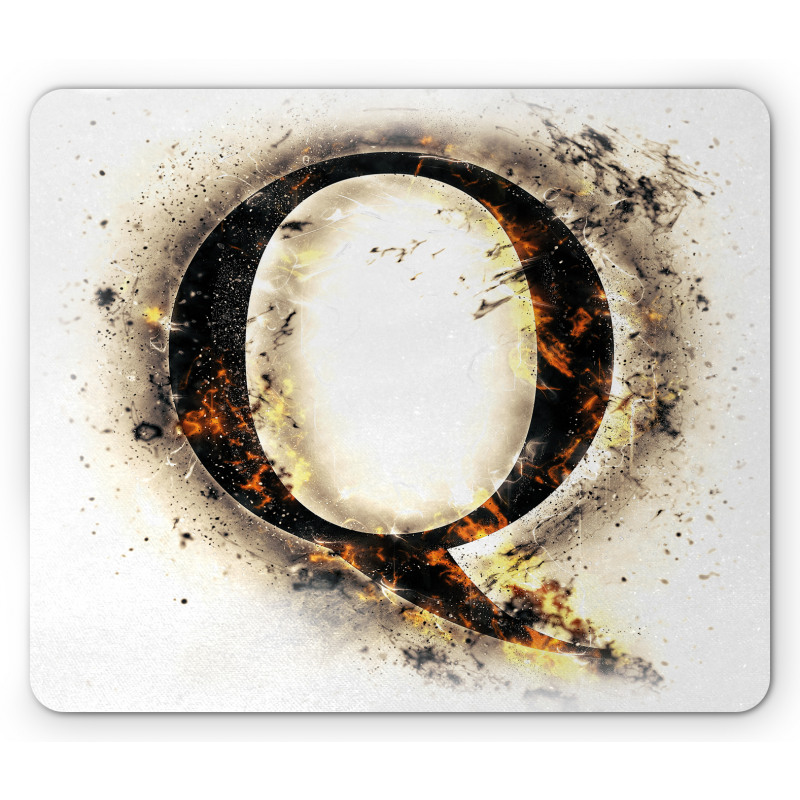 Words on Fire Theme Mouse Pad