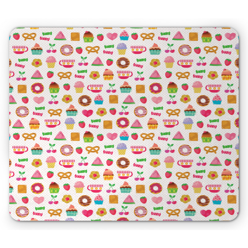 Candies Cookies Mouse Pad