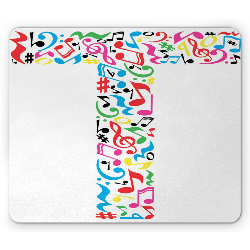 Uppercase Musical Art Mouse Pad