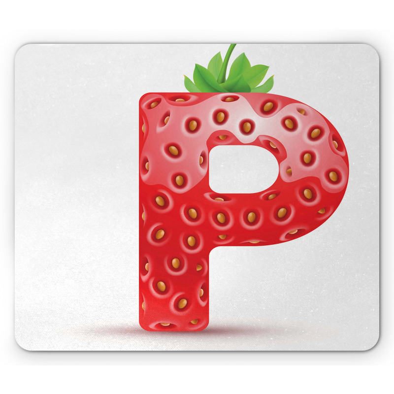 Healthy Eating Capital Mouse Pad