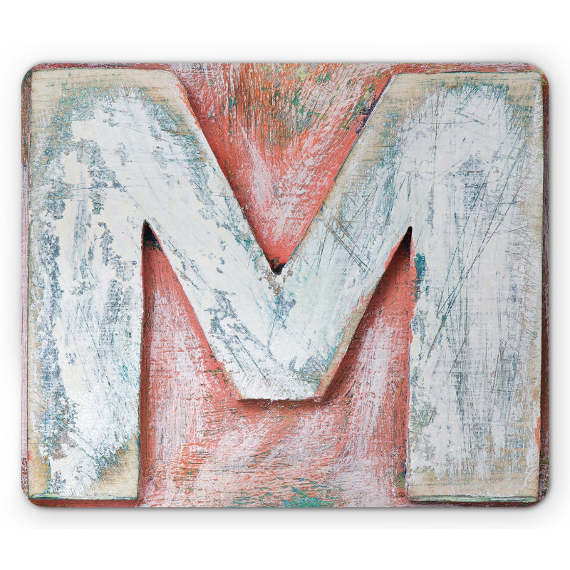 Old Wood Patterned M Mouse Pad