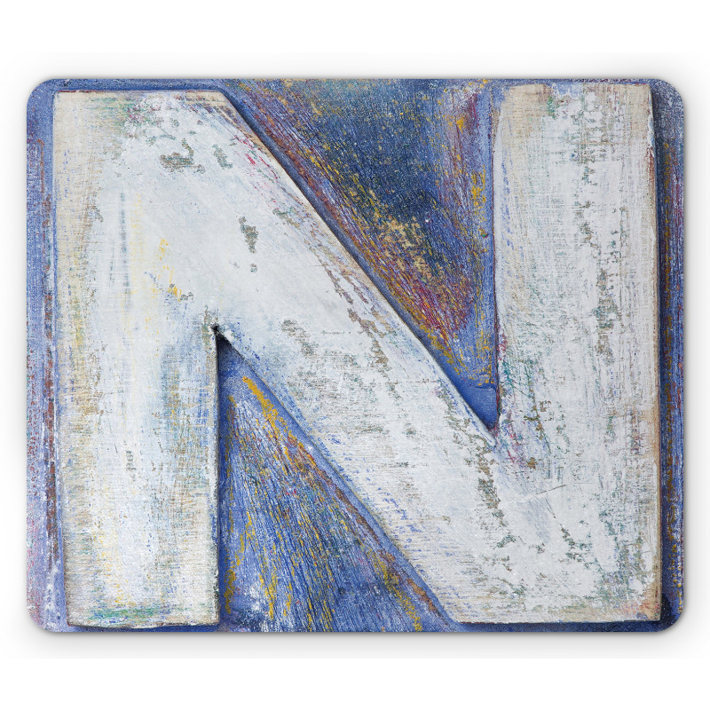 N from Alphabet Mouse Pad