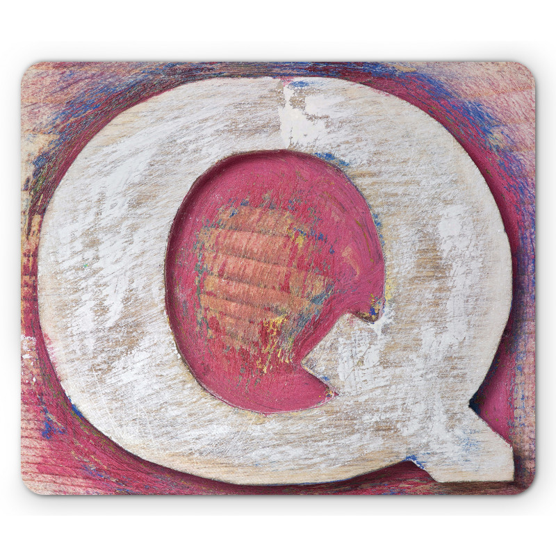 Wooden Writing Mouse Pad