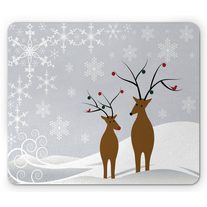 Reindeers Noel Mouse Pad