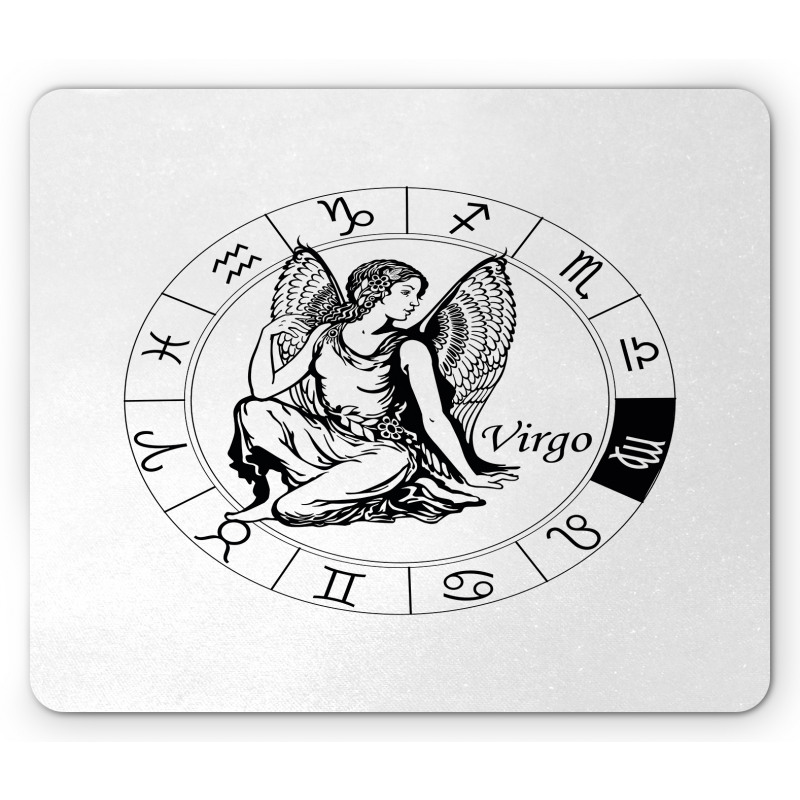 Zodiac Horoscope Elements Mouse Pad