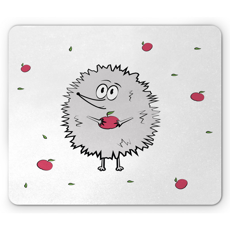 Happy Mammal Apples Mouse Pad