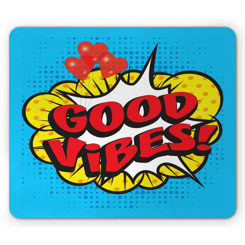 Pop Speech Bubble Mouse Pad