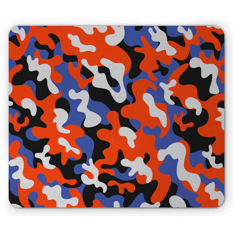 Abstract Paint Splashes Mouse Pad