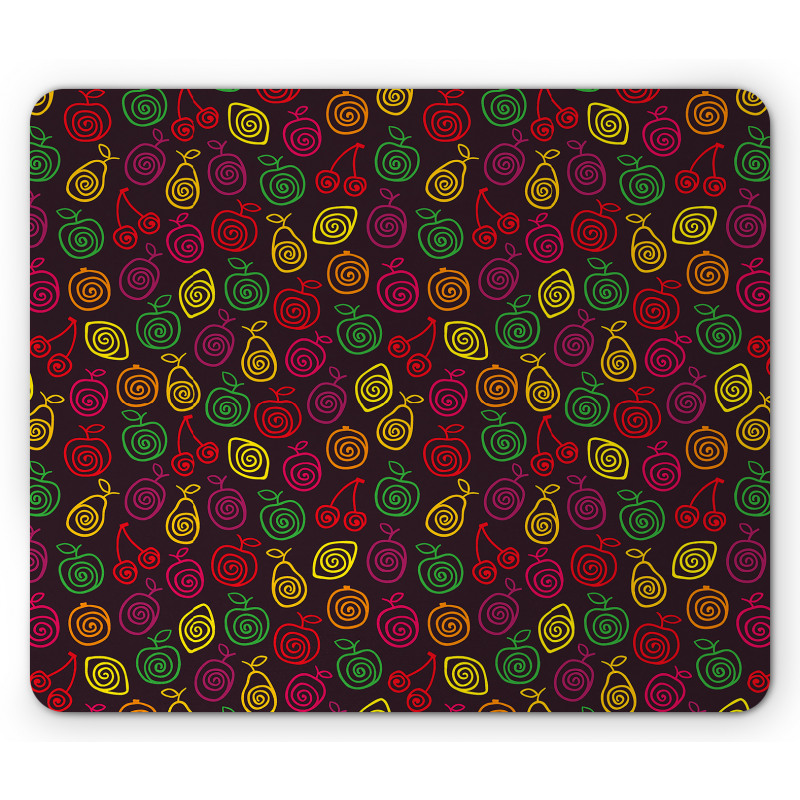 Apples Cherries Pears Mouse Pad