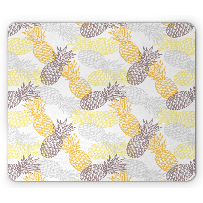 Exotic Pineapple Tropics Mouse Pad