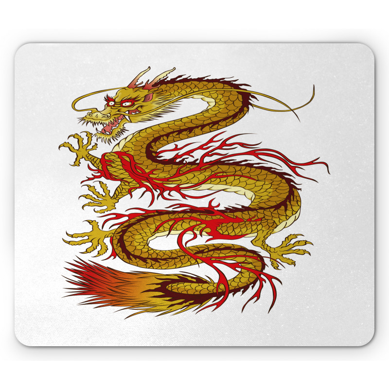 Fiery Character Mouse Pad