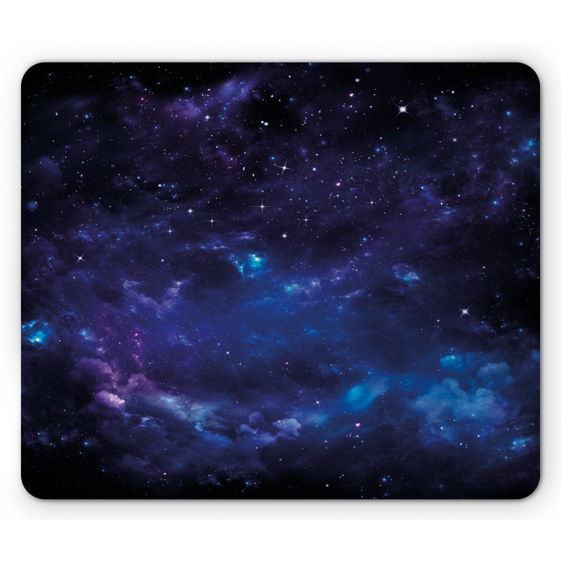 Space Illustration Galaxy Mouse Pad