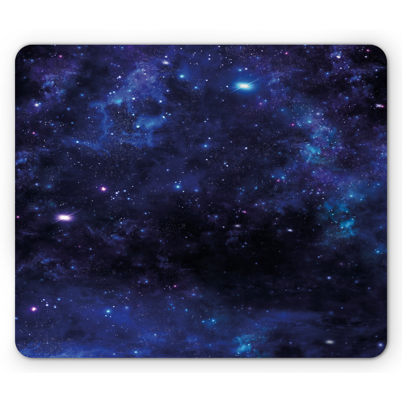 Abstract Stars and Nebula Mouse Pad