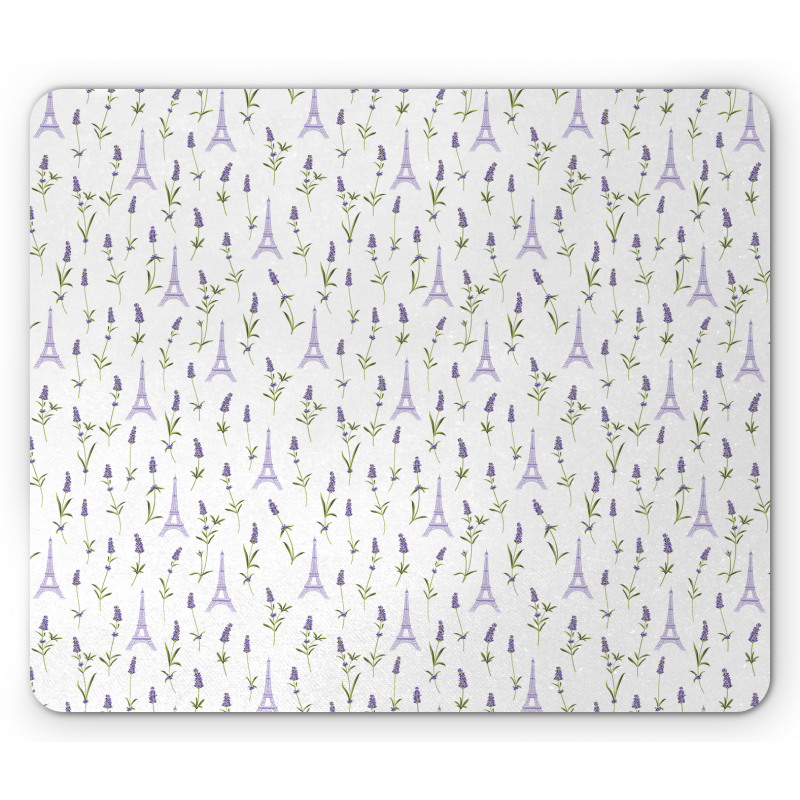 Lavender Flora Spring Mouse Pad