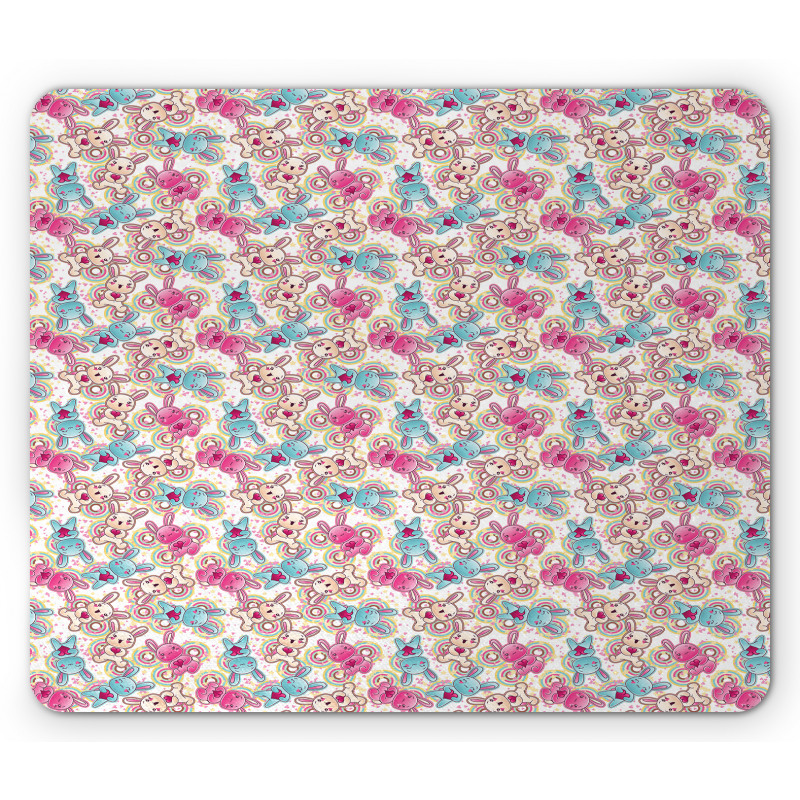 Rabbit Heroes Spiral Mouse Pad