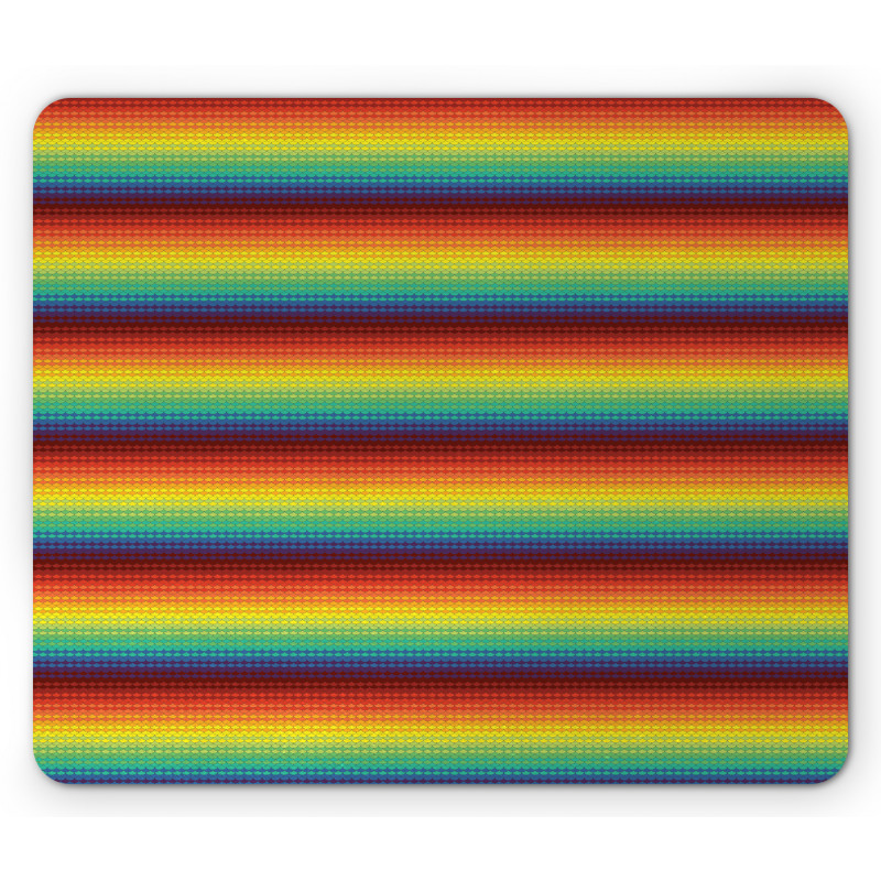Colorful Rainbow Scale Mouse Pad