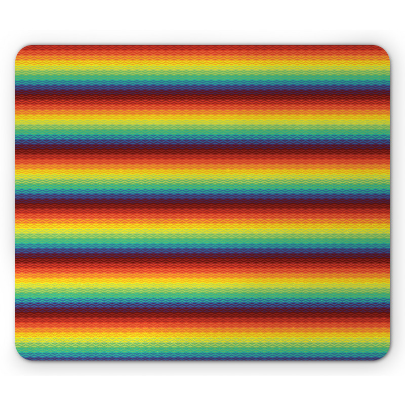 Tribal Culture Zigzags Mouse Pad