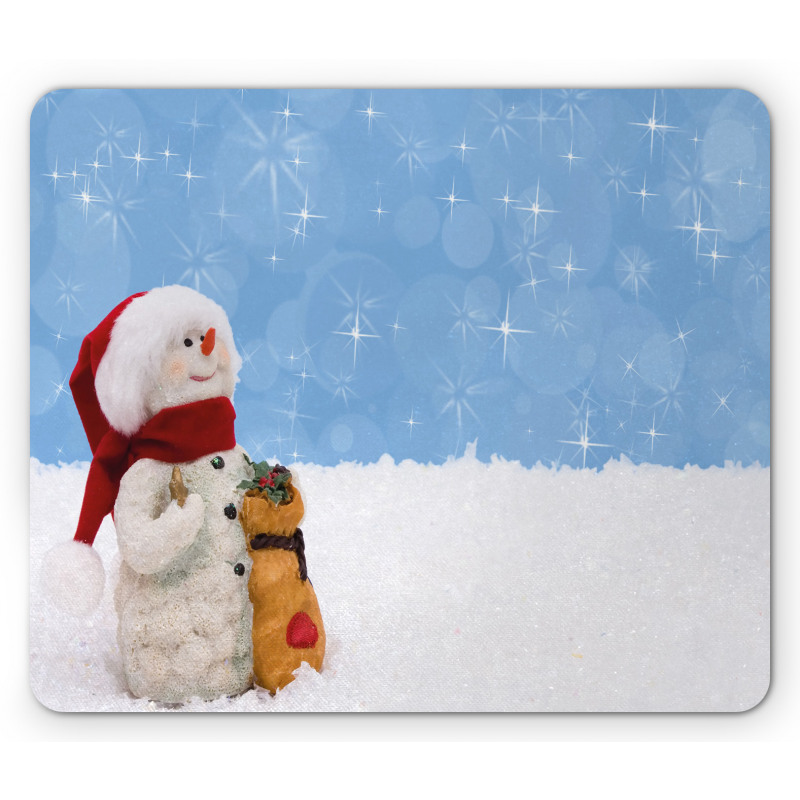 Winter Christmas Time Mouse Pad