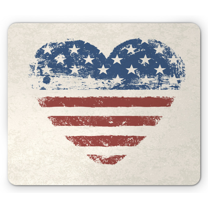 Patriotic Flag USA Mouse Pad