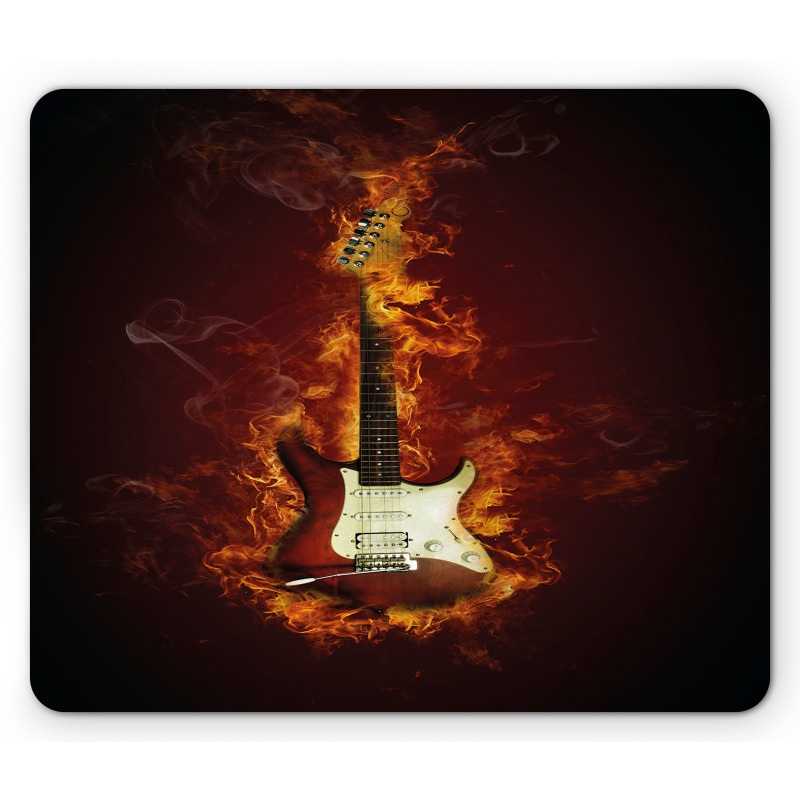 Instrument in Flames Mouse Pad