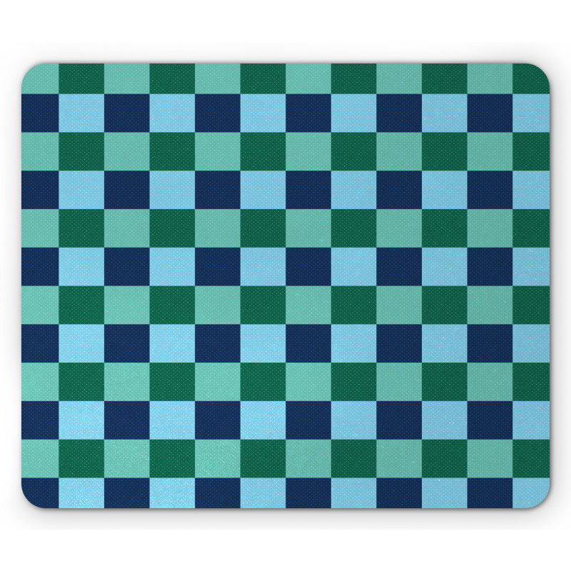Polka Dot Squares Mouse Pad