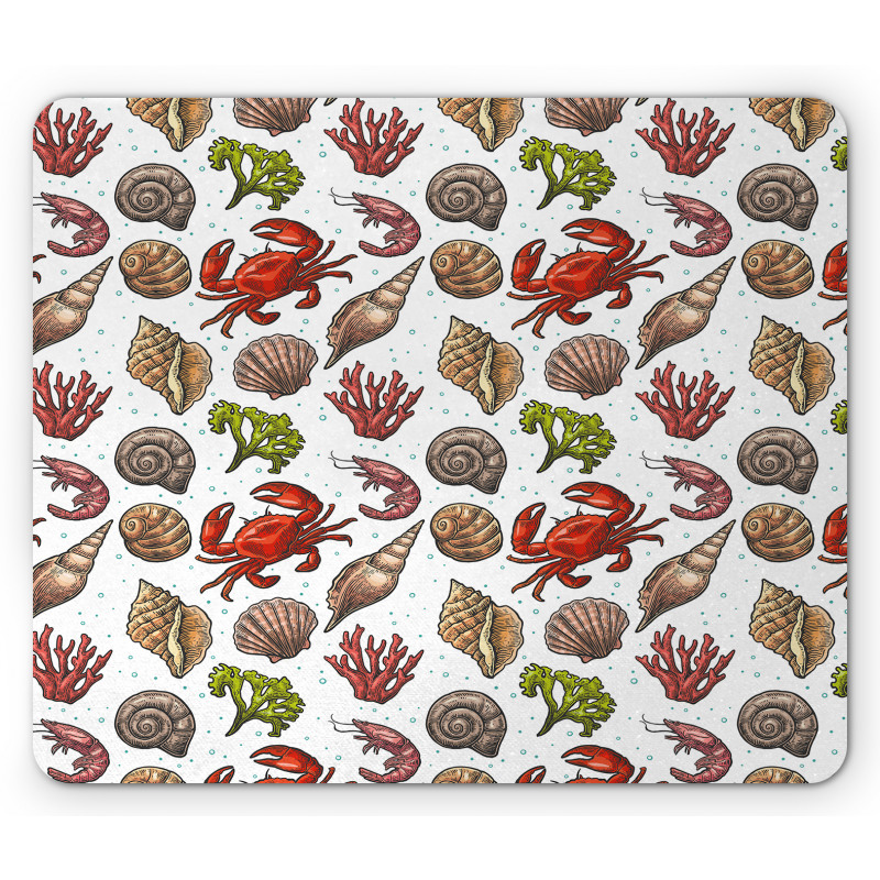 Maritime Shrimps Mouse Pad