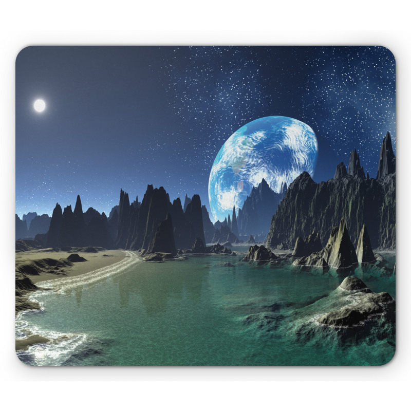 Earth from Alien Shores Mouse Pad