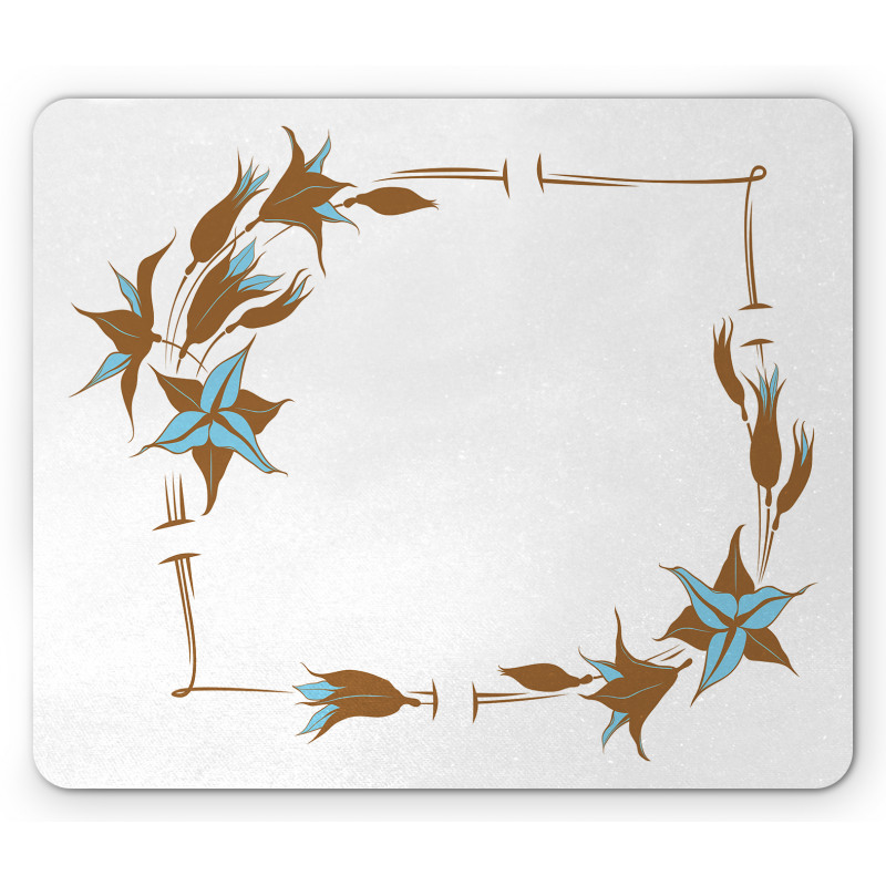 Floral Frame Mouse Pad