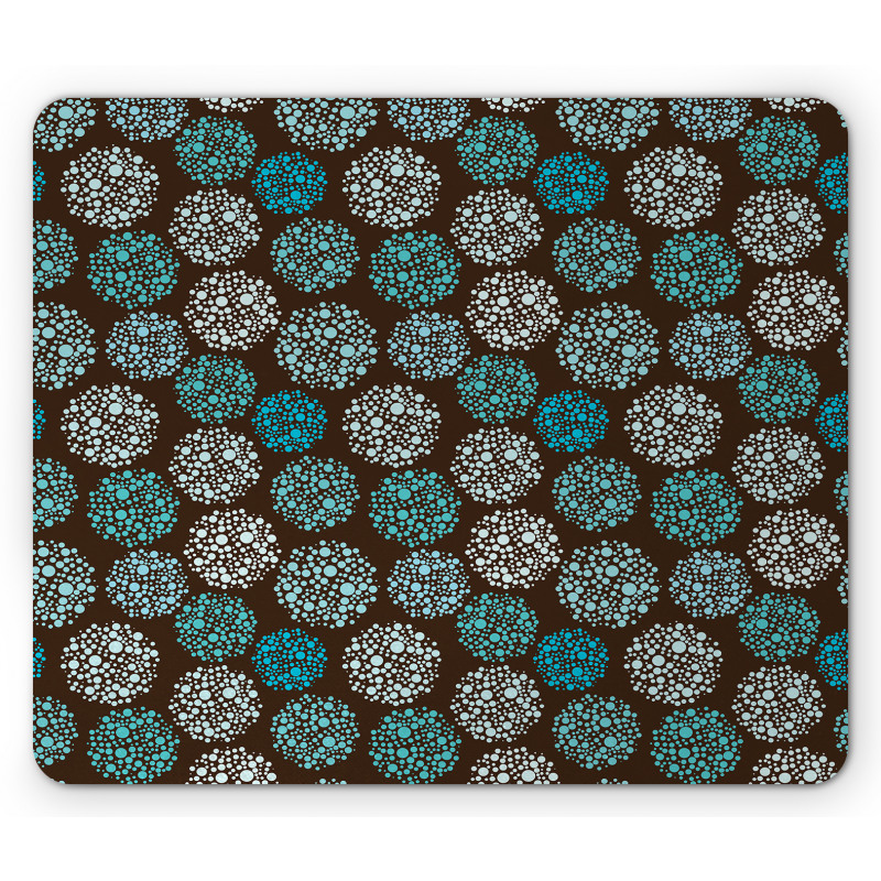 Dots and Circles Mouse Pad