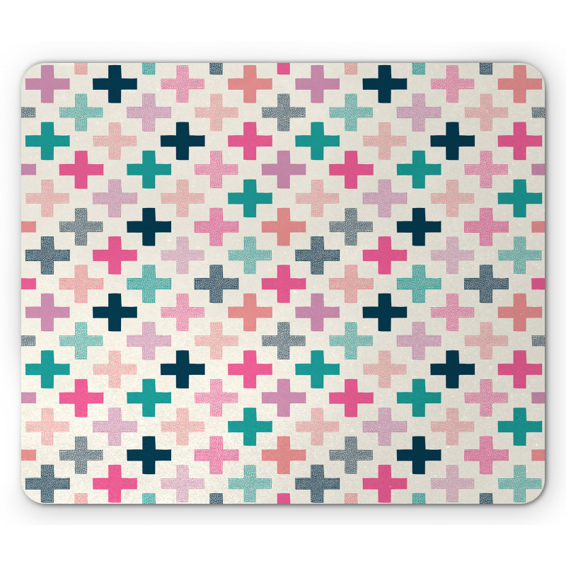 Colorful Hipster Mouse Pad