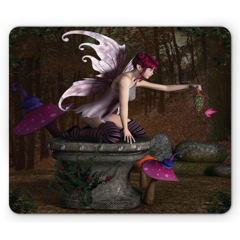 Mythical Creature Forest Mouse Pad