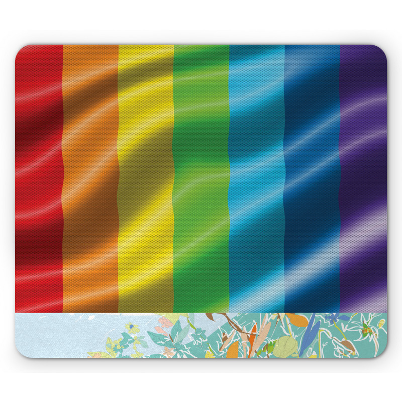 Pride Flag Inspired Design Mouse Pad