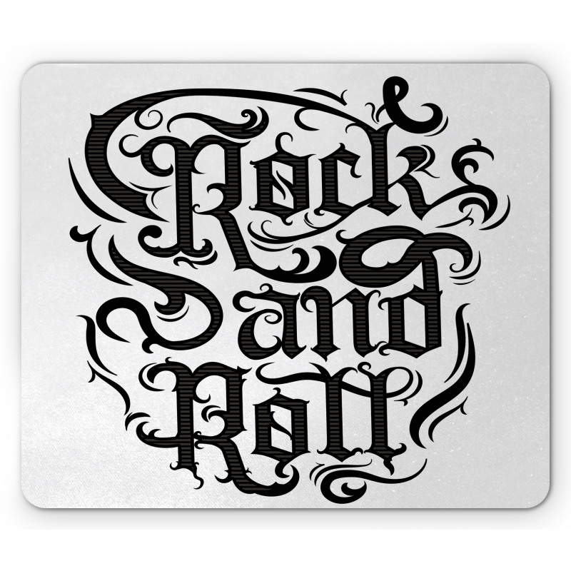 Vintage Rock 'n' Roll Mouse Pad