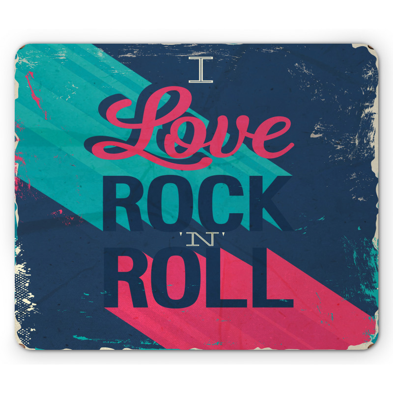 I Love Rock 'n' Roll Mouse Pad