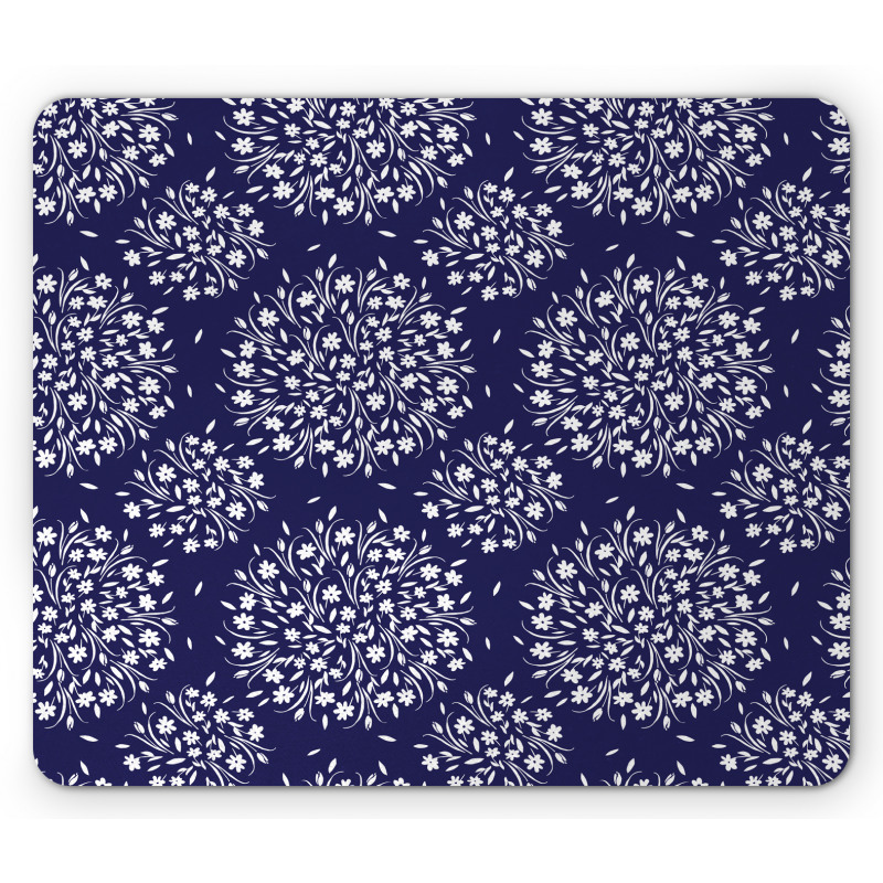 Floral Scroll Mouse Pad