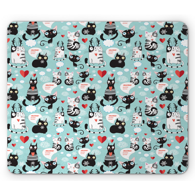 Kitties Love Daydreaming Mouse Pad