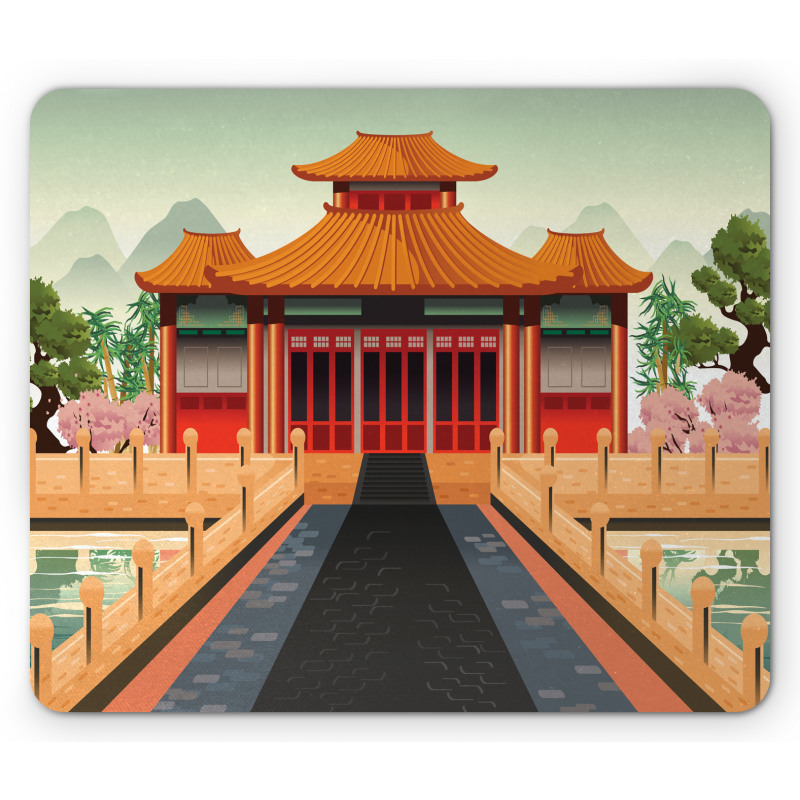 Chinese Building Asia Mouse Pad