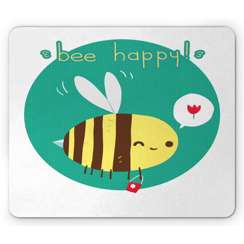 Winking Bumblebee Mouse Pad