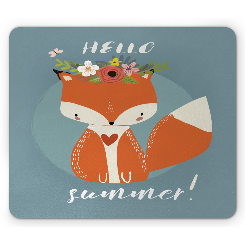 Greet the Summer Season Mouse Pad