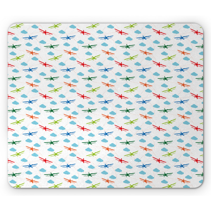 Colorful Retro Travel Mouse Pad