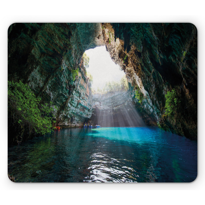 Melissani Lake Kefalonia Mouse Pad