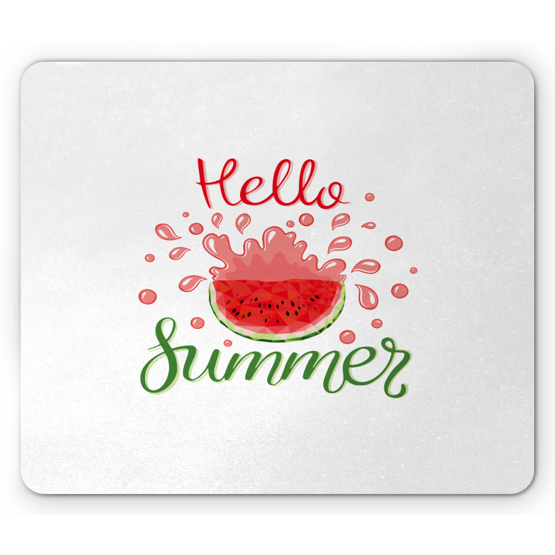 Cartoon Watermelon Mouse Pad